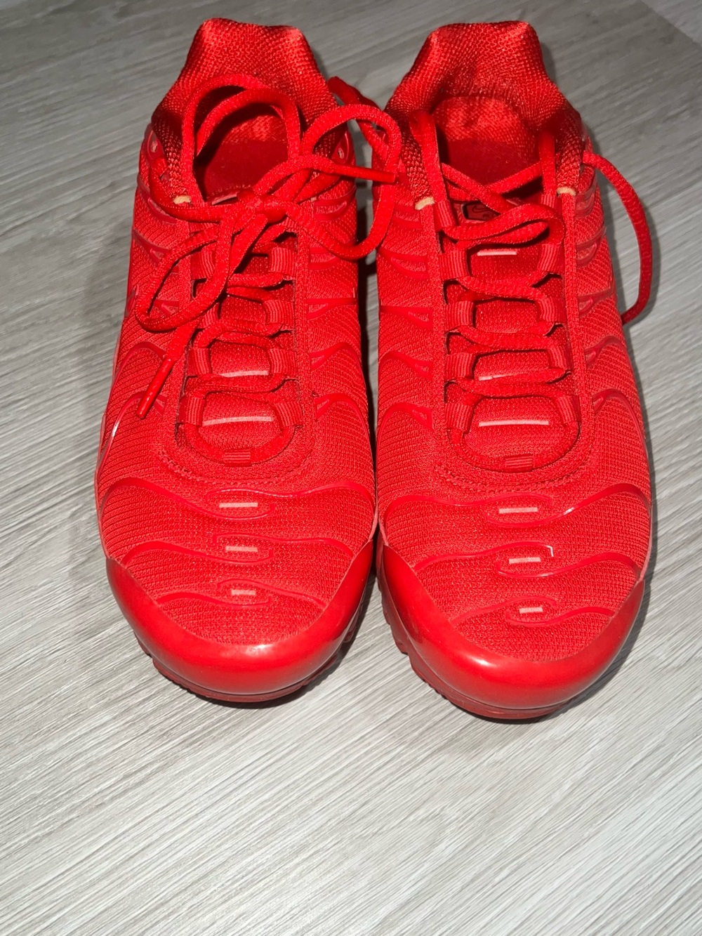 Vibrant Red Athletic Sneakers